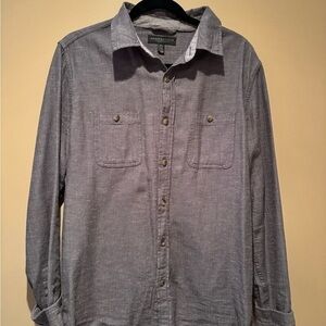 Aeropostale Gray Casual Button Down Shirt
